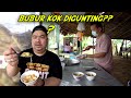 BUBUR DIADUK VS TIDAK DIADUK BUBUR YANG INI DIGUNTING MEN