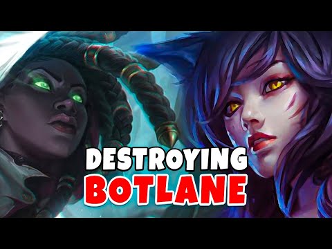 SENNA AHRI BOTLANE UNBELIEVABLE (Senna Gameplay) Challenger Support