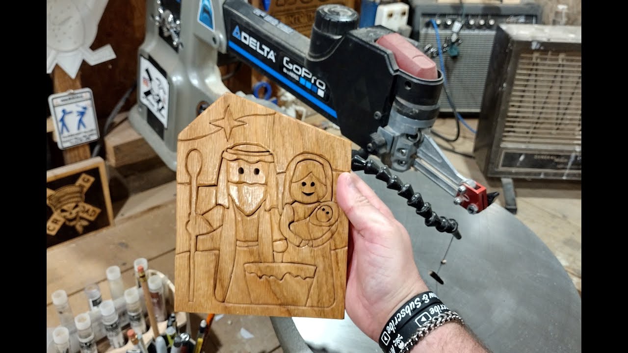 Scroll Saw Segmentation, Nativity Scene