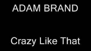 ADAM BRAND - Crazy Like That