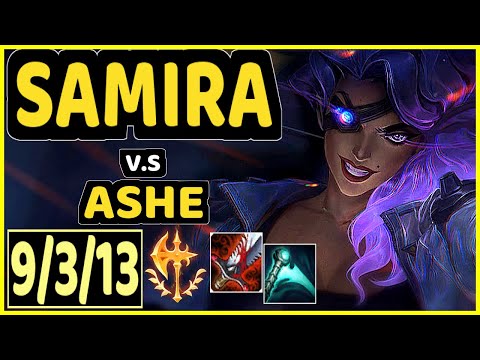 KLAUS (SAMIRA) vs ASHE - 9/3/13 KDA BOTTOM ADC CHALLENGER GAMEPLAY - BR