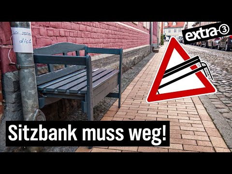 Realer Irrsinn: Gefährliche Sitzbank in Schwerin | extra 3 | NDR