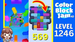 Soluzione del Livello 1246 di Color Block Jam