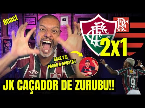 React melhores momentos Fluminense 2x1 Flamengo | Ganhamos dos malignos! 