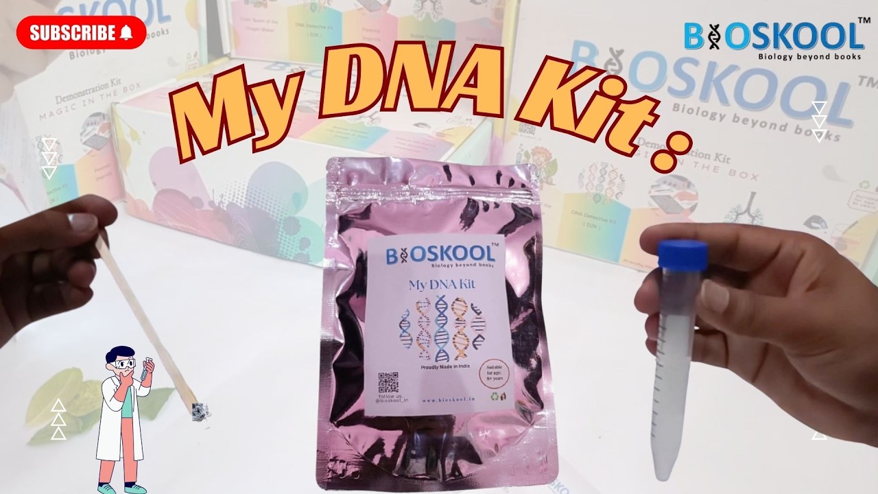 DNA Extraction Kit | See Real DNA – Fun Genetics Science Experiment for Students | Bioskool kits |