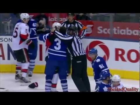 Phaneuf with Stevenseque hit on Da Costa