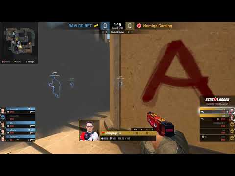 Nemiga vs NAVI: Strong QuadKill HS from S1mple with USP S, StarLadder CIS RMR
