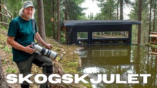 The most luxurious WILDLIFE HIDE I've ever been to | Kai Jensen's Skogskjulet