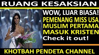 Download lagu TESTIMONY ROOM: WOW, AMAZING! THE FIRST MUSLIM MISS USA WINNER CONVERTS TO CHRISTIANITY mp3