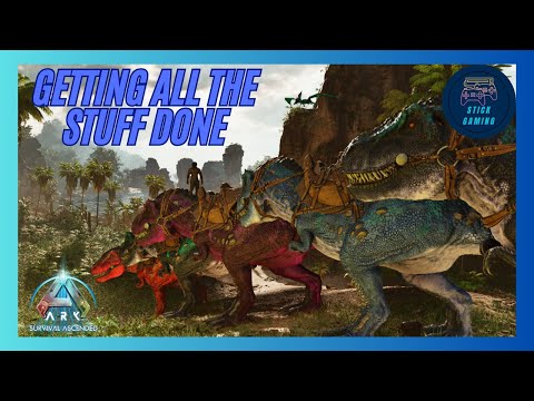 ARK Survival Ascended – Archelon Tamed, Rex Breeding, and Megatherium Prep! | Boss Fight Ready! E65