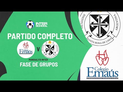 #interschool San Justo/ emaus vs Santa Rosa de lima/ Mundialito 