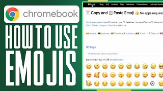 How To Use Emojis On A Chromebook (Full Guide)