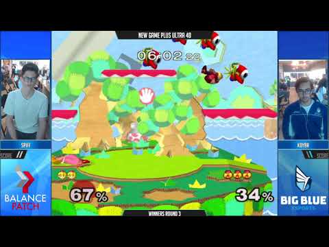 NGPU 40 SSBM - Spiff (Sheik) vs. Koyba (Peach) - Melee WR3