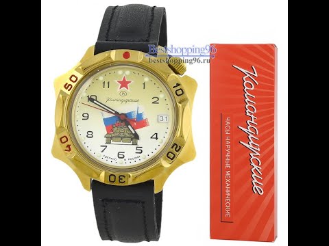 Видео обзор механических часов Восток Командирские 2414 (539295)