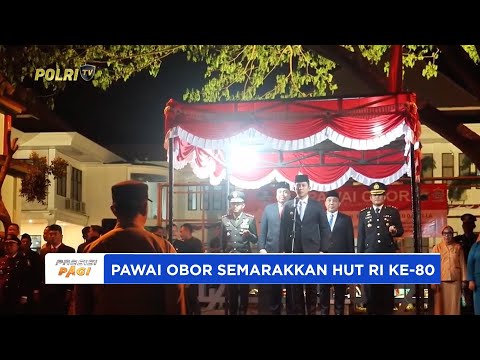 PAWAI OBOR POLRES LAMPUNG SELATAN SEMARAKKAN HUT KE-80 RI