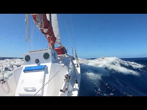 Ep 38 CROSSING THE ATLANTIC SOLO EAST TO WEST, CONTESSA 26, 300 NAUTICAL MILES TO GO!