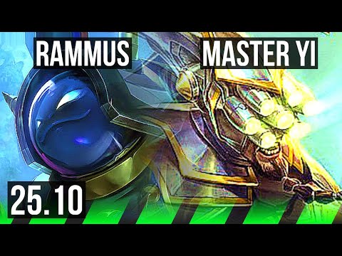 RAMMUS vs MASTER YI (JGL) | EUW Master | 25.10