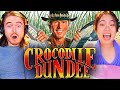 **SHOCKING or HILARIOUS?!** Crocodile Dundee (1986) Reaction: FIRST TIME WATCHING