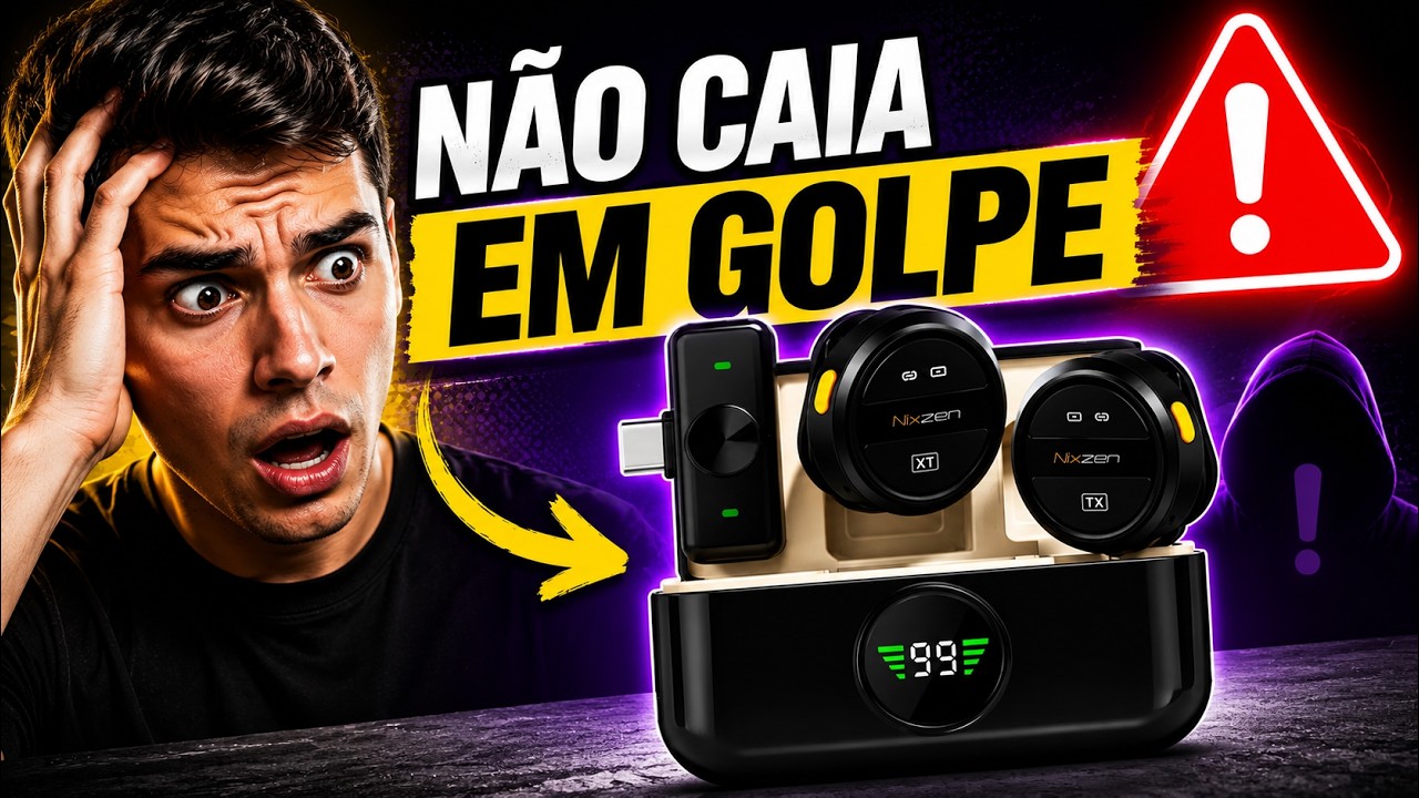 Melhor Microfone de Lapela Custo Benefício de 2026? Nixzen Sem Fio Duplo com Ímã