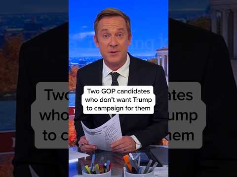 The two GOP candidates who don't want Trump campaigning for them