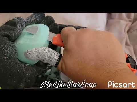 ASMR Soap Cutting Dove Garden Tea Party Collection 4 Bars #asmr #asmrsoap #soap #asmrsoapcutting 