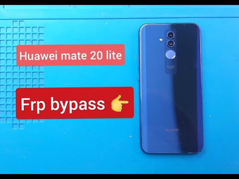 Huawei mate 20 lite FRP Bypass Remove google account android 10