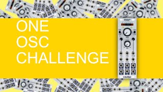 Video thumbnail for One Osc Challenge: Eurorack Intellijel Dixie II+ by lucafrancinimusic