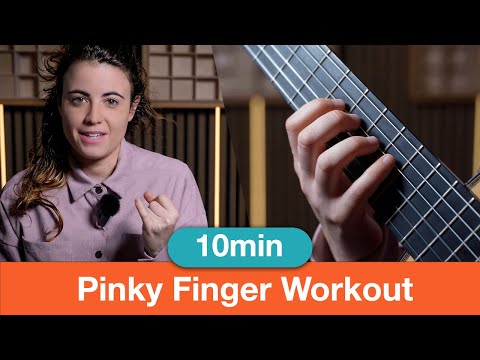 BEGINNER GUITAR WORKOUT: Control and Strengthen your Pinky Finger in 10min!