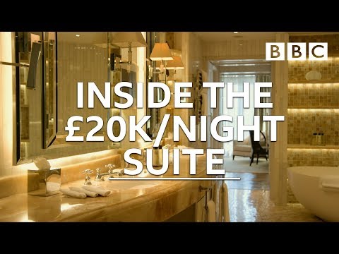 Why this London hotel costs £20,000 a night to stay in - BBC