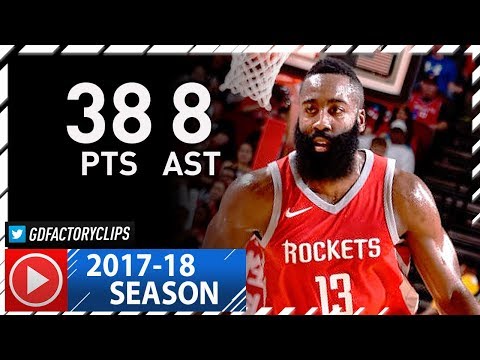 James Harden Full Highlights vs Grizzlies (2017.11.11) - 38 Pts, 8 Ast, MVP!