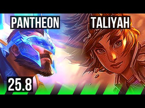 PANTHEON vs TALIYAH (JGL) | EUW Diamond | 25.8