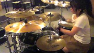 ARCH ENEMY &quot;Blood On Your Hands&quot; Drumcover - Fumie Abe -
