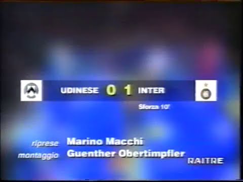 1996-97 (1a - 07-09-1996) Udinese-INTER 0-1 [Sforza] Servizio D.S.Rai3