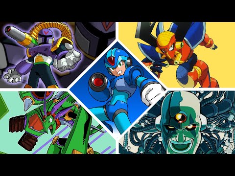 Mega Man Maverick Hunter X - ALL BOSSES + Ending (No Damage)