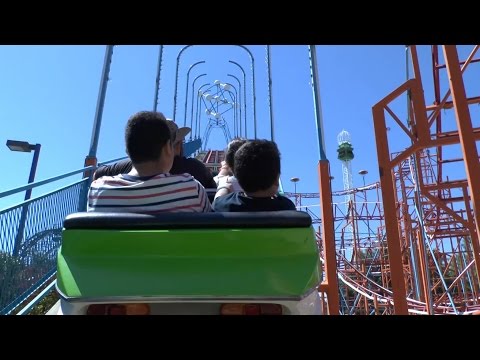 On-ride point of view of Galaxi