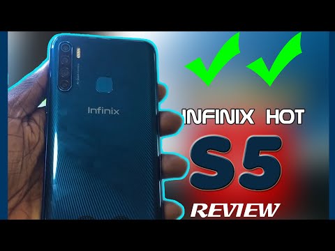 Video: Infinix Hot S5 Review 4 Cameras, Punch Hole Display with a Hot 8 Comparison (1 minute video)