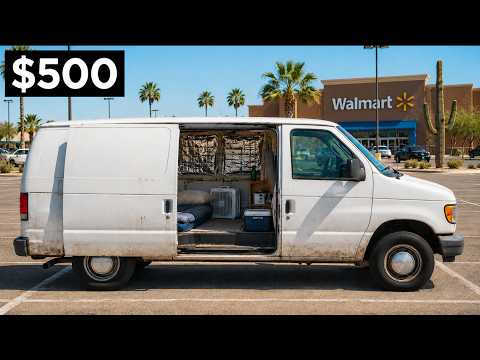 How Homeless People Cool A $500 Van In 100°F Heat Without AC or Power