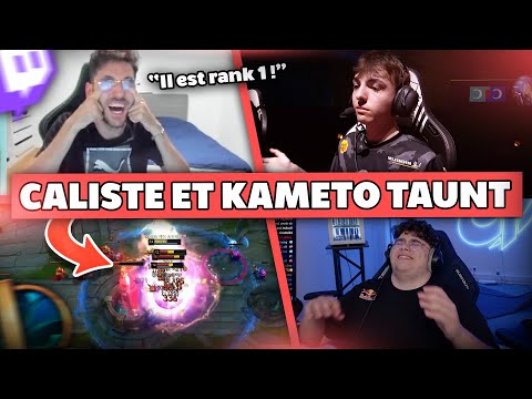 CALISTE ET KAMETO SE FONT TRASH PAR NISQY - Best of LoL #387 Réactions