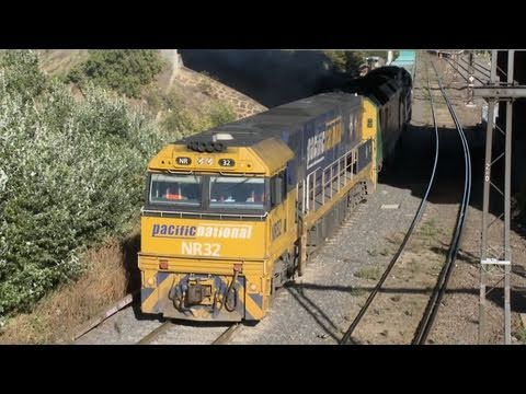 Pacific National Interstate Freight Train - Container Transport by Rail in Australia