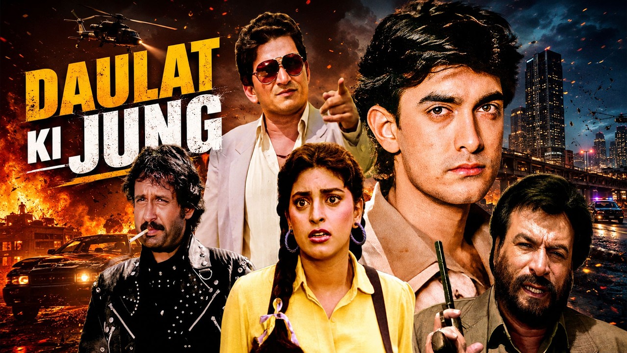 Aamir Khan Juhi Chawla Ki Superhit Action Romance Movie | Daulat Ki Jung Full Movie 1992
