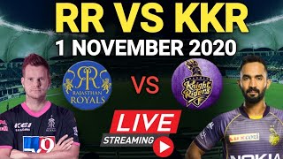 🔴LIVE KKR vs RR SCORECARD | IPL 2020 - 54th Match | Kolkata Knight Riders  vs Rajasthan Royals