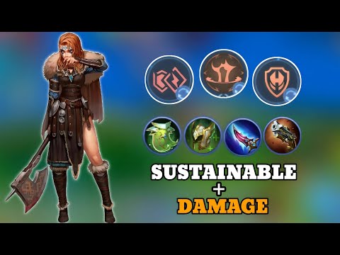 Hilda Sustainable + Damage Build and Emblem | Mobile Legends