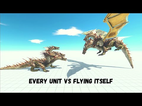 Every Unit Vs FLYING Itself ARBS |Animal Revolt Battle Simulator