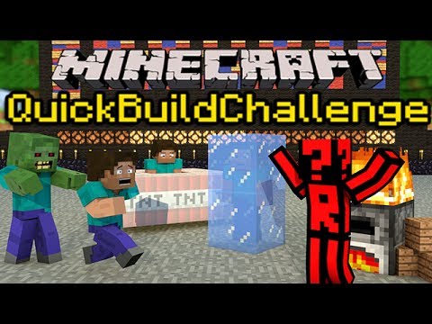 Minecraft Quick Build Challenge Classic: Moments of Crisis!