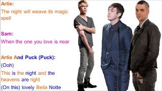 Bella Notte Glee Lyrics