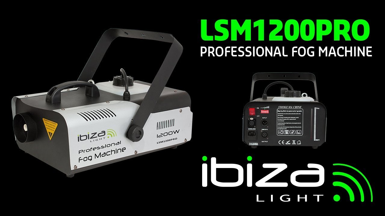 Machine à fumée IBIZA LSM1200 PRO