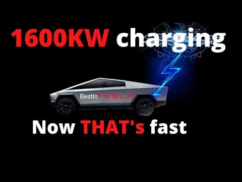 Tesla is working on VERY fast charging | 350KW charger is only a children's toy | Cyber Charging!