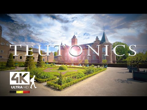 Walking in Alden Biesen: Teutonic Castle - Belgium 4K