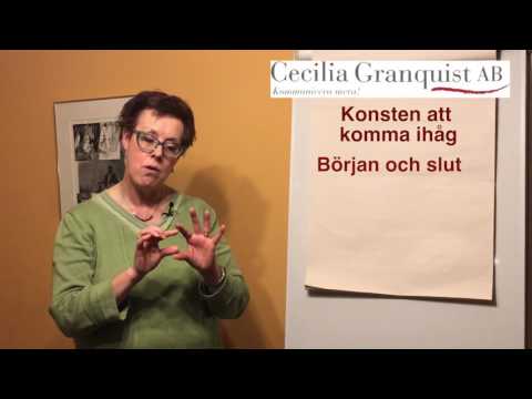 Konsten att komma ihåg
