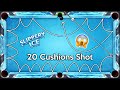 9 Balls Potted in One Shot (World Record) 20 Cushions Shot - Slippery ICE - 8 Ball Pool GamingWithK
